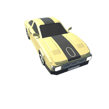 Rally Car 3 Yellow